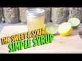 Thc sweet  sour simple syrup  citrus flavor syrup