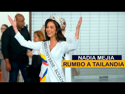 Nadia Mejía viaja a Tailandia para el Miss Universo 2025