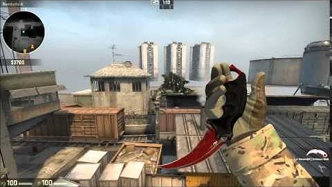 Karambit Crimson Web Field Tested Showcase
