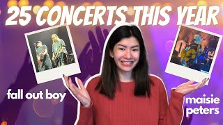 STORIES from the 25 CONCERTS I WENT TO IN 2023! fall out boy, maisie peters, all time low, blink-182 by Rachel Lin 85 views 4 months ago 21 minutes