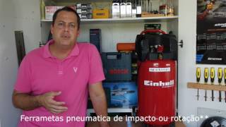 Review Compressor De Ar Vertical Einhell TH-AC 200/30 OF Review Compressor De Ar Vertical Einhell TH-AC 200/30 OF