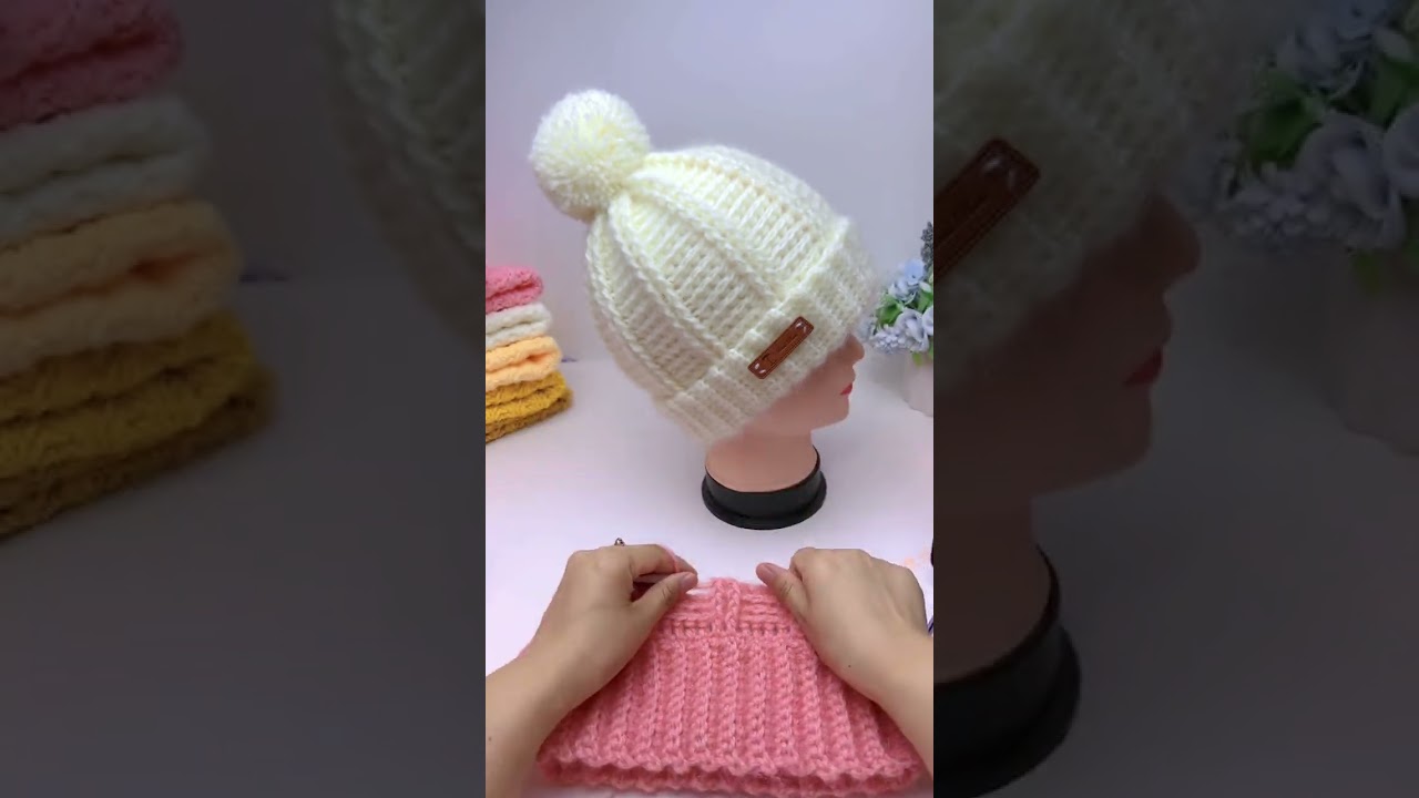 Crochet handmade stripe hat  tutorial have been updated,
