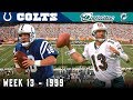 Young Peyton Duels Veteran Marino! (Colts vs. Dolphins, 1999) | NFL Vault Highlights