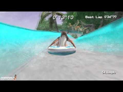 Dead or Alive Xtreme 2 Hitomi Water Slide! ( HD )