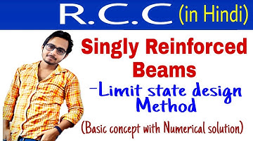 Singly Reinforced Beams design with problem solution in hindi | single reinforced design in hindi