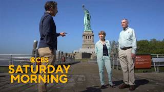 Who were the last residents of Liberty Island?