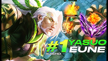 SASHO "RANK 1 YASUO EUNE" Montage | League of Legends