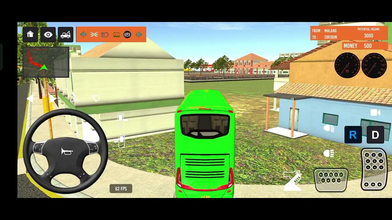 Euro Bus Driving Game PublicTransportation 2024 Indonesia BusSimulator Android Gameplay #86.