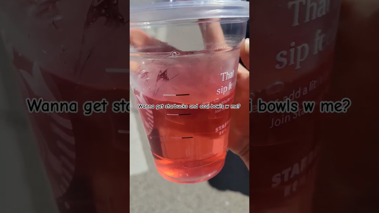 My Favs Food Real Summer Starbucks Drink Acai Trend Audio Relatable Tiktok Viral Girl