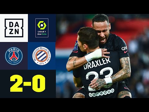 Mit dem ersten Ballkontakt! Joker Draxler besiegelt PSG-Sieg: PSG - Montpellier 2:0 | Ligue 1 | DAZN