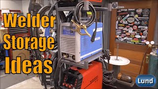 Maximize Your Workshop Space with this DIY Welder and Plasma Cutter Rack