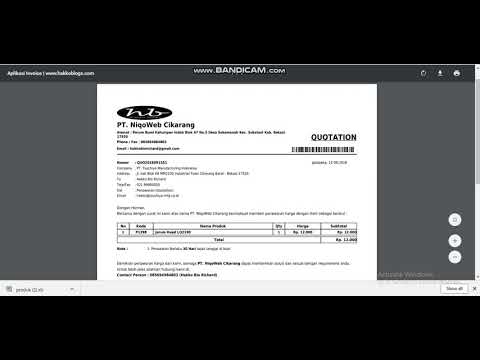Application Invoice (AP-ICE)