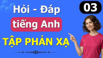 Hỏi đáp tiếng Anh giao tiếp hàng ngày | Tập Phản Xạ Cấp Tốc - Bài 03