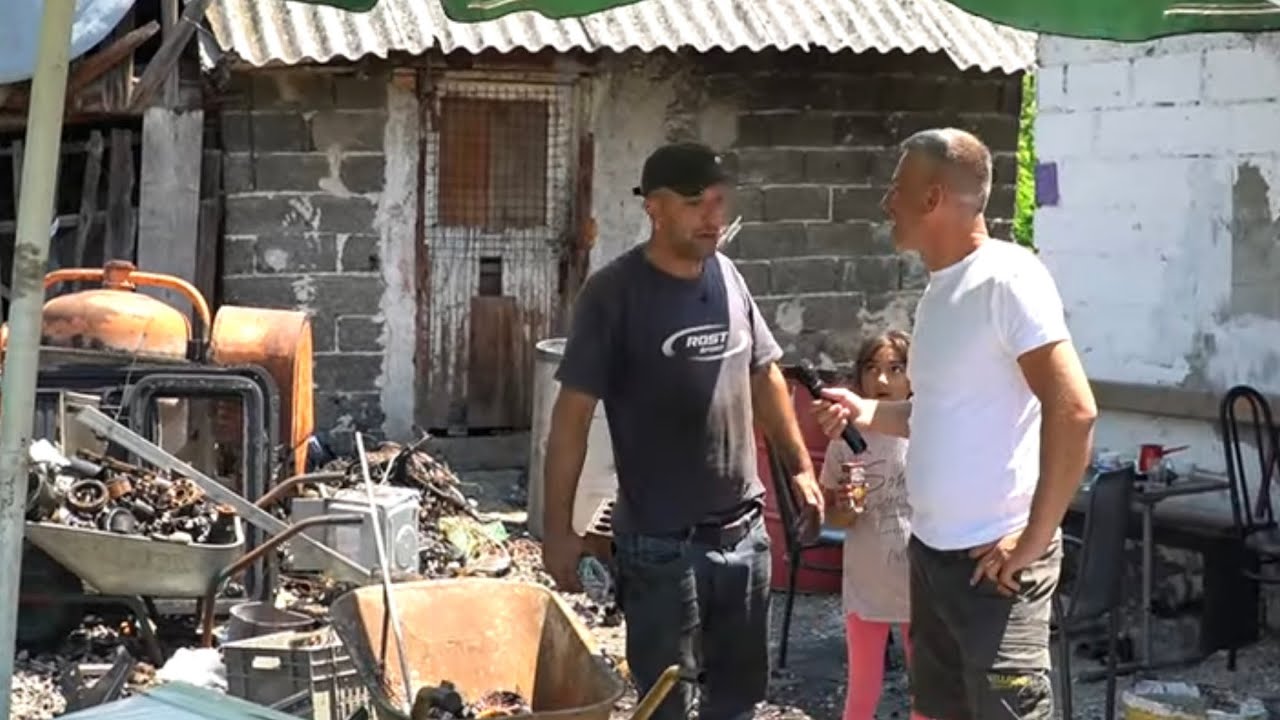 ROMSKI SKUPLJAČI ŽELJEZA IZ VITEZA ŽELJEZO  PADE BAKAR PADE