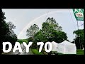 Day 70 -Epic Hiker Trash Parade in the POURING Rain! Hiding in a Carwash for Lunch 😂Day 3 Trail Days
