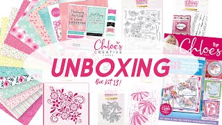 Chloes Creative Cards Box Kit 13 Unboxing!