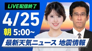 ウェザーニュースの配信のサムネイル画像