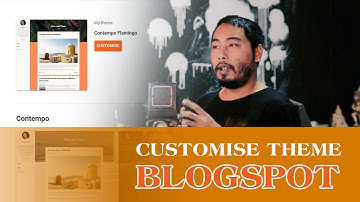 Cara Customise Template Standard Blogger | Contempo Flamingo (Basic Customise)