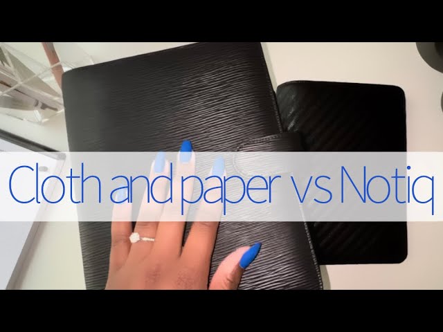 Cloth & Paper Quilted Caviar Desk Agenda Review