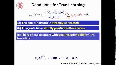 Xiaofan Wang: Social learning in complex networks