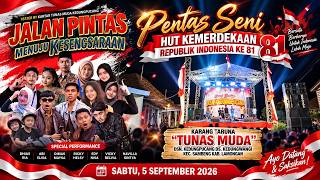 Download lagu 🔴LIVE STREAMING PENTAS SENI - HUT KEMERDEKAAN RI KE 81 -  KARTAR TUNAS MUDA DSN. KEDUNGPUCANG