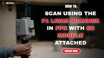How to scan using the P1 LiDAR Scanning with SR Module attached in PPK