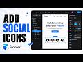 How To Add Social Media Link In Framer|Add Social Icons In Framer