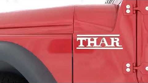 3D Mahindra Thar Modelling