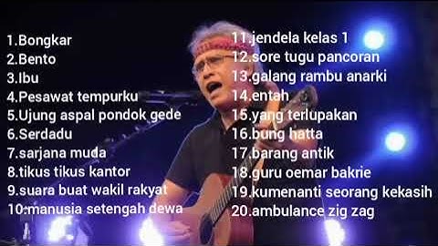 Iwan fals full album | bento | bongkar