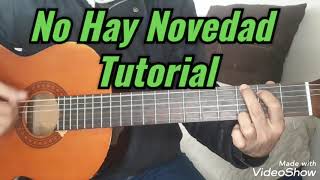 Video thumbnail of "No Hay Novedad en Guitarra Fácil. Los cadetes de Linares. Tutorial Guitarra"