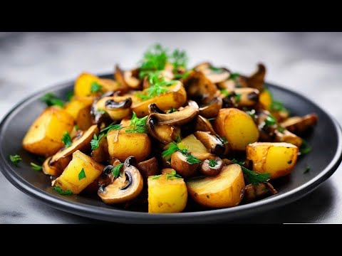 Video: How To Deliciously Fry Potatoes With Mushrooms