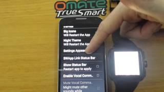Omate TrueSmart - SWApp Link Android Companion App - Brief Overview screenshot 5
