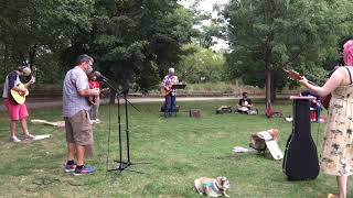 "Indianapolis" (Bottle Rockets), Bloodshot Records Ensemble, at Horner Park, 9-26-20.