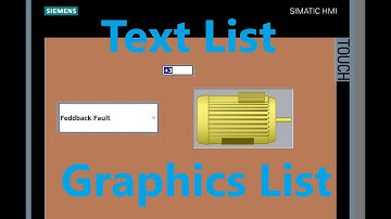 Text List and Graphics list in TIA Portal