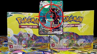 Opening 2 Evolving Skies BOOSTER BOXES On A MEGA MOONBREON HUNT!