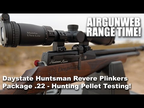 Daystate Huntsman Revere .22 Plinkers Package w/ MTC Optics - Initial Hunting Pellet Tests!