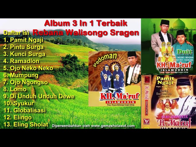 3 in 1 Full Album KH Makruf Islamuddin Rebana Moden Walisongo class=