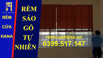 Rèm sáo gỗ tự nhiên | rèm gỗ | rèm cửa hana