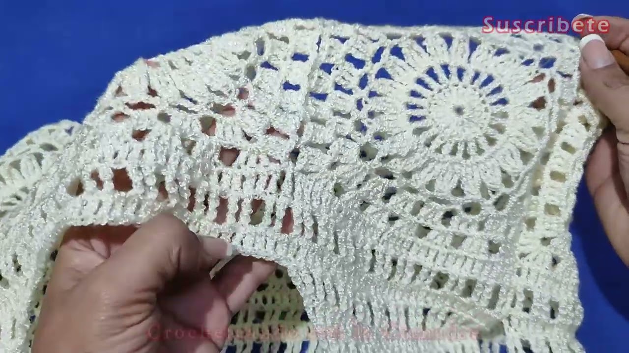 tutorial blusa Camila a crochet parte#2