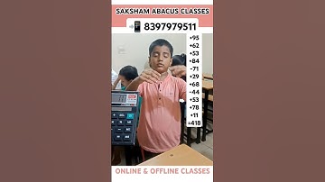 Look now, Student Abacus solves the biggest math calculations in just a few seconds #maths #shorts