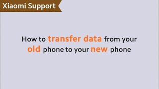 How to Transfer Data From Your Old Phone to Your New Phone | #XiaomiSupport screenshot 3