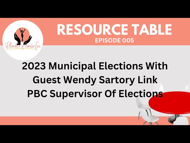 Episode 005: 2023 Municipal Elections With Guest Wendy Sartory Link