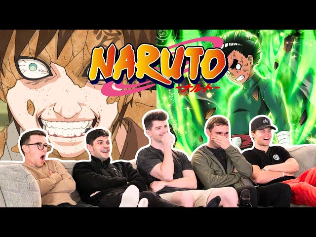 GAARA VS ROCK LEE WAS INSANE...Naruto Episodes 46-52 | Reaction/Review class=