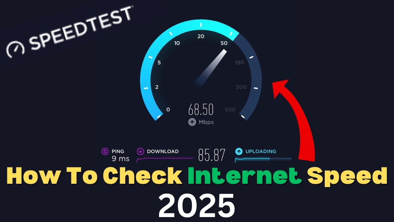 How To Test Internet Speed In 2025 #tutorial #internetspeed - YouTube