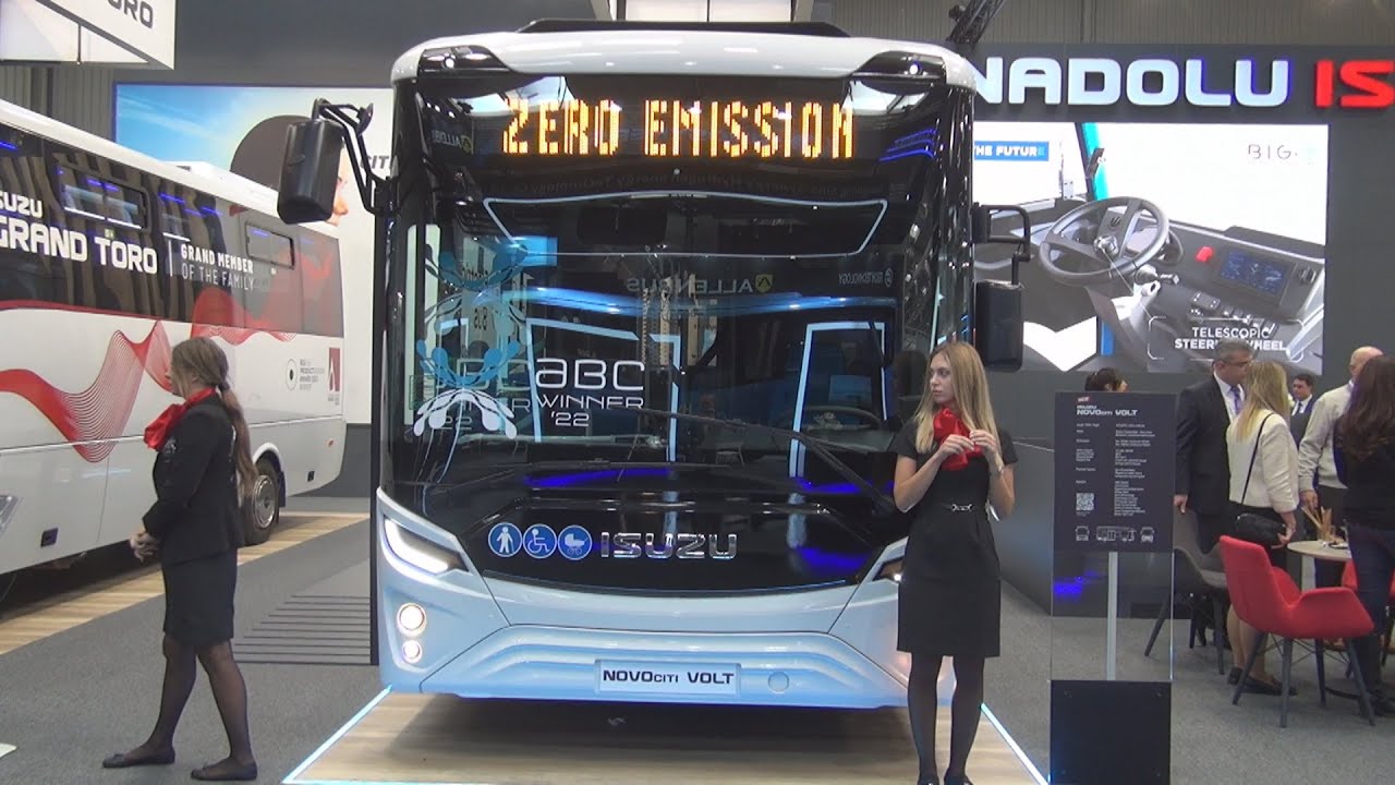 Isuzu NovoCiti Volt Electric City Bus (2023) Exterior and Interior