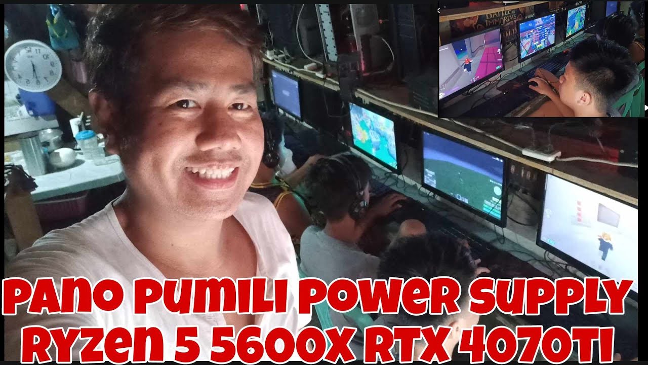 PANO PUMILI POWER SUPPLY RYZEN 5 5600X + RTX 4070TI + RYZEN 5 2400G