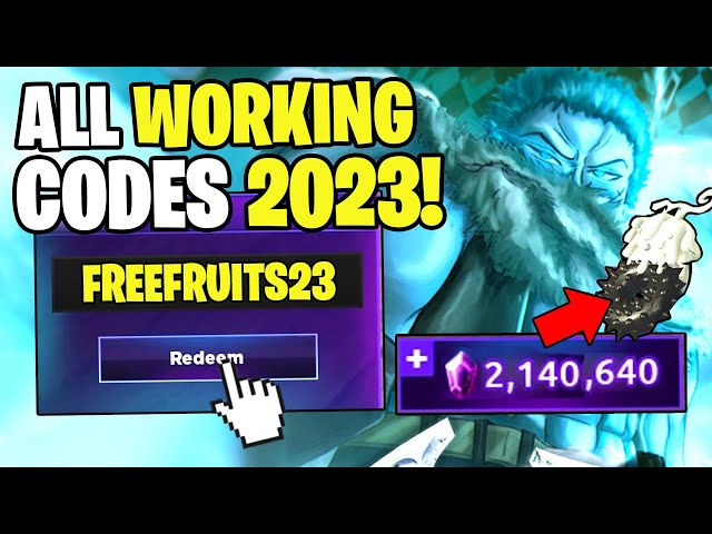 NEW* ALL WORKING CODES FOR FRUIT BATTLEGROUNDS IN 2023 MARCH! ROBLOX FRUIT  BATTLEGROUNDS CODES 
