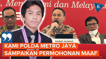 Polda Metro Jaya Minta Maaf atas Status Tersangka Mahasiswa UI yang Tewas Ditabrak Pensiunan Polisi