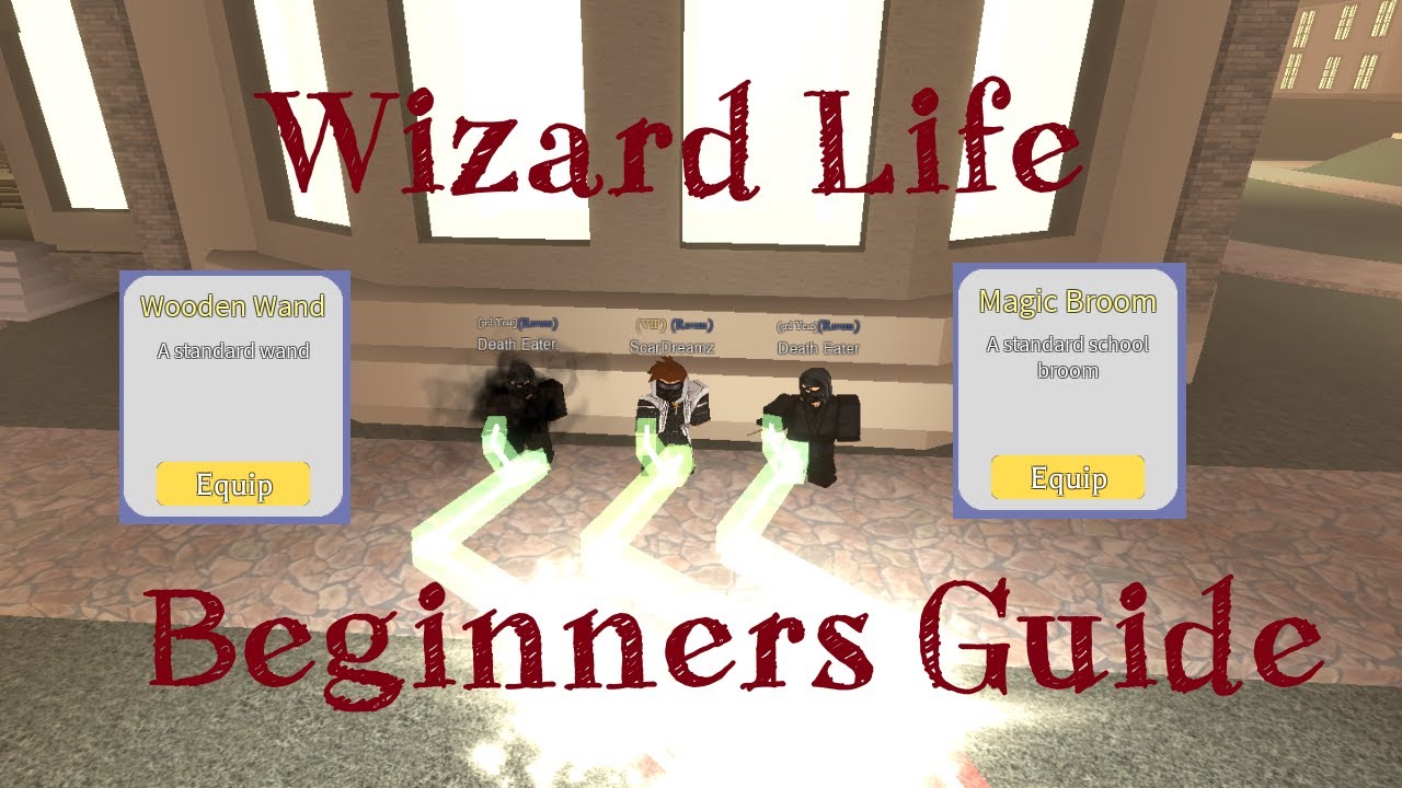 Wizard Life Beginners Guide Wand Spells And Broom Youtube - secret spells in wizard life roblox