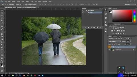 Raining Photoshop Action